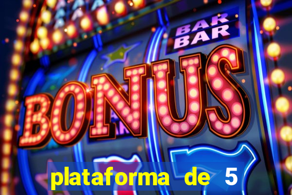 plataforma de 5 reais fortune tiger